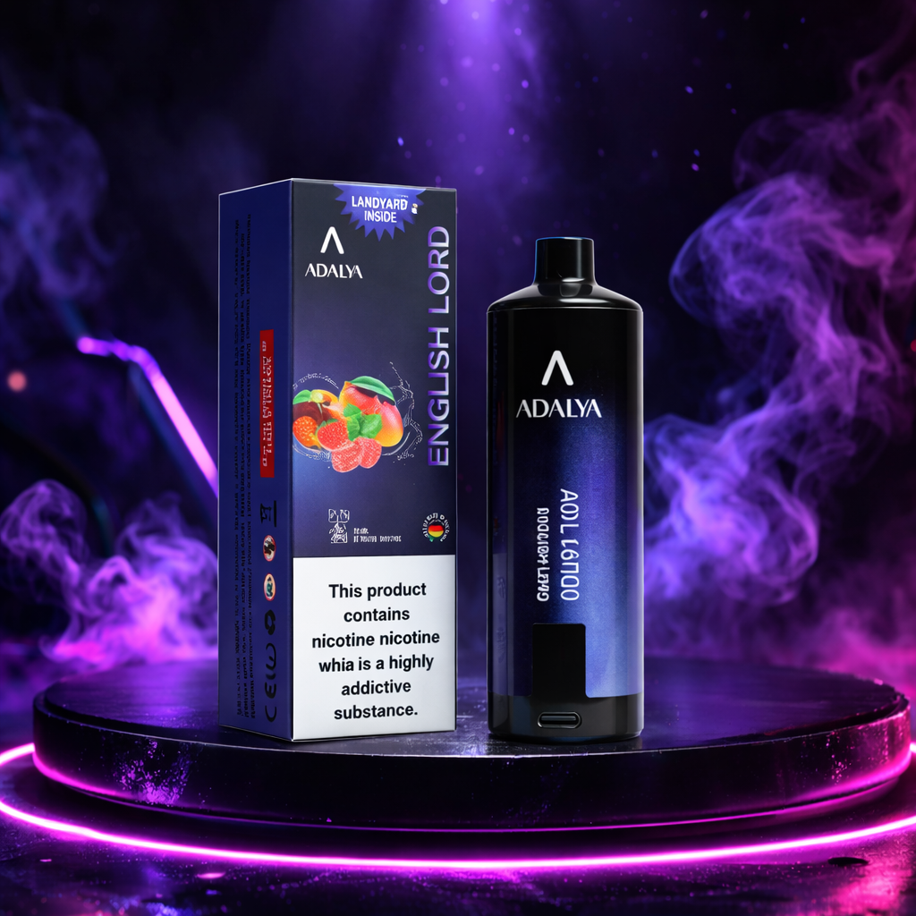 Adalya ADL16000 16K - Vaper con nicotina 16000 caladas sabor English Lord