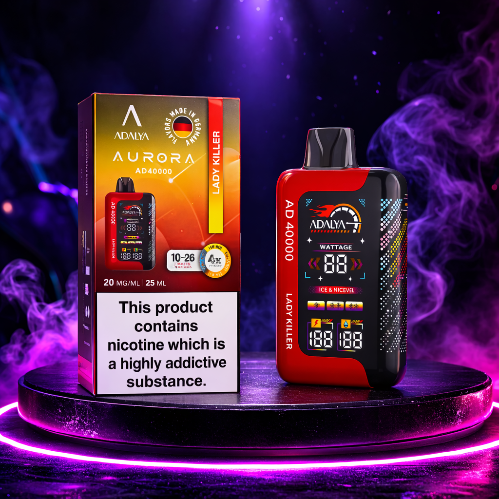 Adalya Aurora 40K - Cigarrillo electrónico desechable muchas caladas Lady Killer