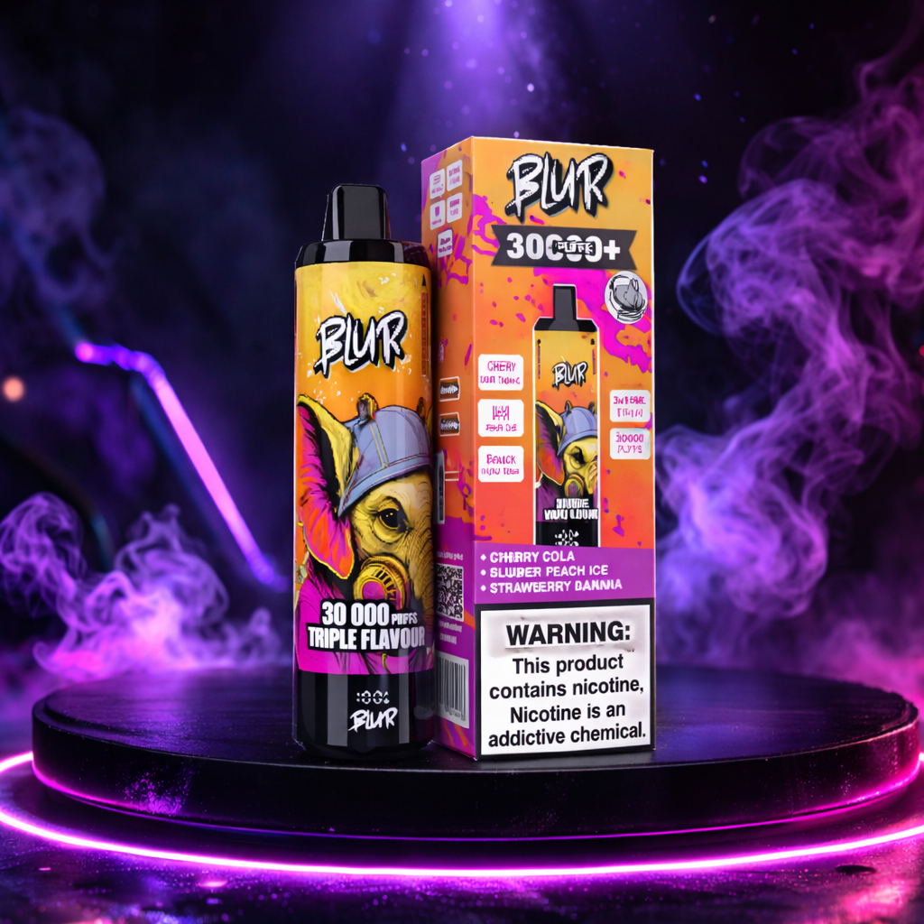 Blur 30K - Vaper desechable con nicotina 30000 caladas sabor Cherry Cola