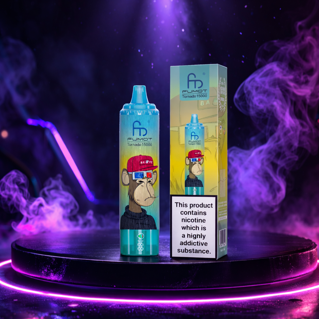 Fumot Tornado 15K - Vaper desechable con puff 15000 caladas Cactus Kiwi