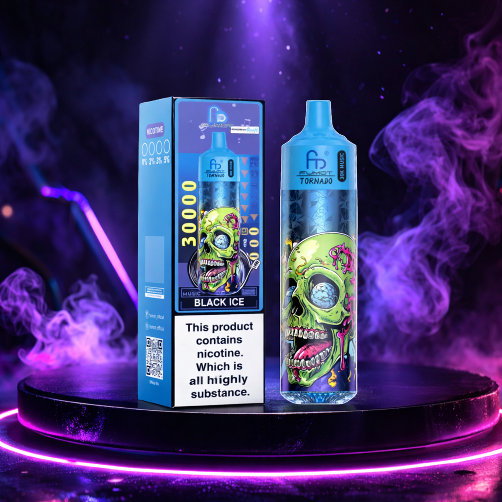 Fumot Tornado 30K - Vaper desechable 30000 caladas Black Ice sabores vaper intensos