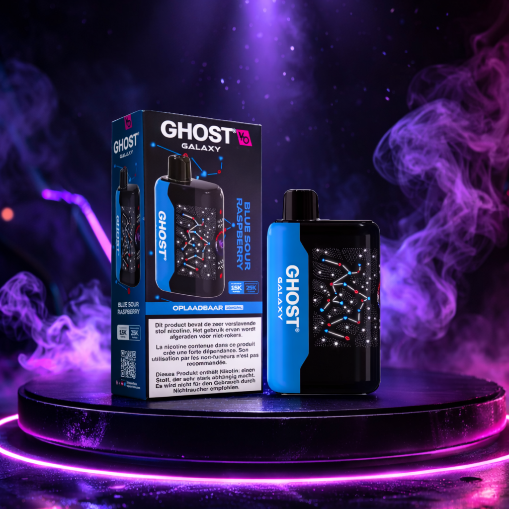 Ghost Galaxy 25K - Vaper desechable muchas caladas 25000 puff Blue Sour Raspberry