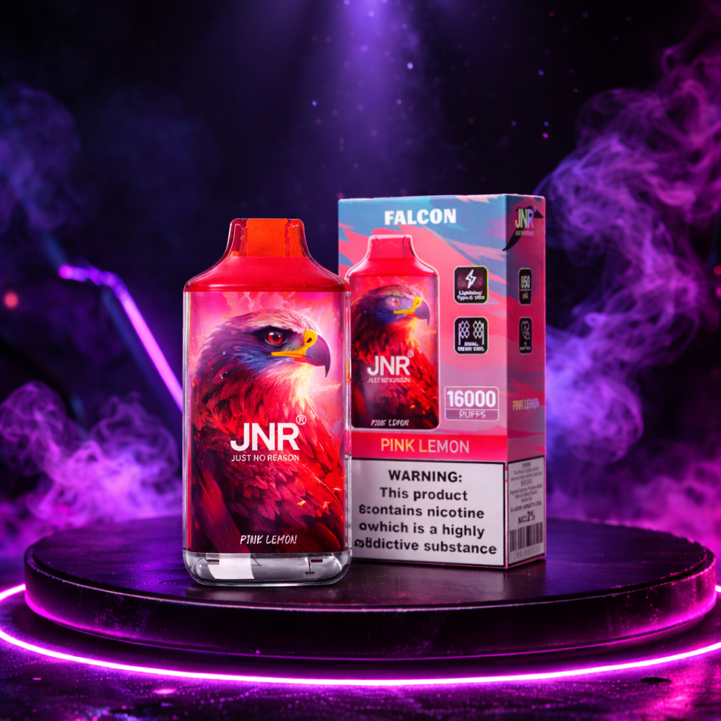 JNR Falcon 16K - Vaper desechable 16000 caladas sabor Pink Lemon puff